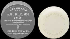 L'Erbolario Solid Cleanser Face And Beard Hyaluronic Acid For Him