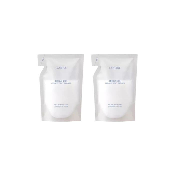 LANEIGE Cream Skin Cerapeptide Refiner Refill - 170ml (2ea) Set