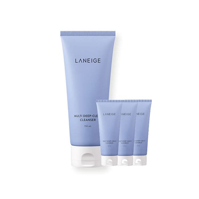 LANEIGE Multi Deep Clean Cleanser - 150ml (1ea) + 30ml (3ea) Set