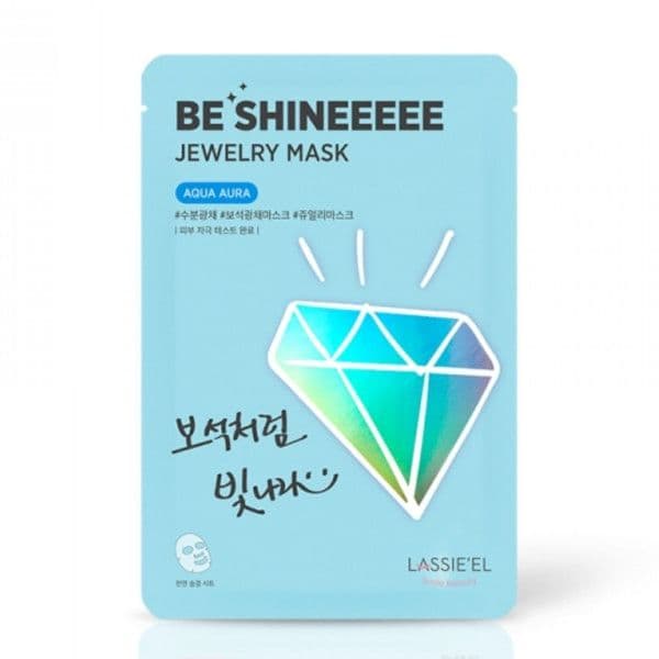 Lassieel Lassieel Be Shine Jewelry Mask Pack Aqua Aura - 5pcs