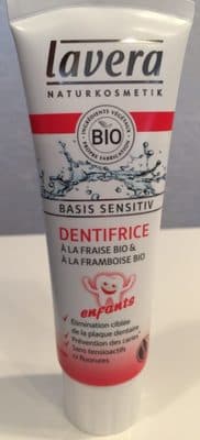 Dentifrice enfants à la fraise bio & framboise bio