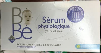 Bébé Sérum physiologique yeux et nez