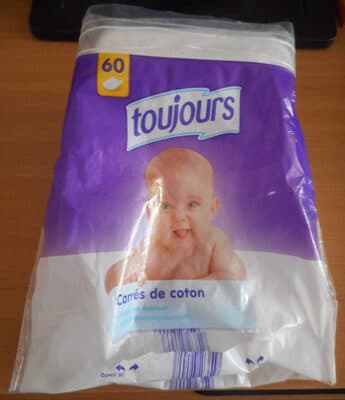 Carrés de coton