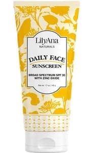 LilyAna Naturals LilyAna Naturals Daily Face Sunscreen SPF 30 With Zinc Oxide