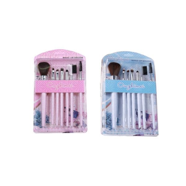 MINGXIER Makeup Brush - 7pcs (Random Colour) - 1 set