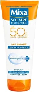Mixa Lait Solaire Peaux Sensibles SPF50+