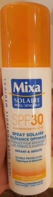 Spray Solaire Tolérance Optimale Spf30