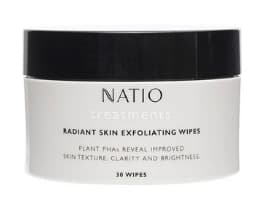 Natio Radiant Skin Exfoliating Wipes - 30 Wipes