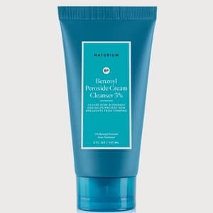 naturium Benzoyl Peroxide Cream Cleanser 5%