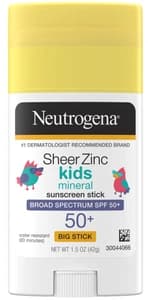 Neutrogena Neutrogena Sheer Zinc Oxide Kids Mineral Sunscreen Stick