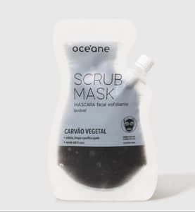 Oceane Scrub Mask - Máscara Facial Esfoliante Carvão Vegetal