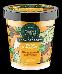 Organic Shop Body Desserts Mango Sugar Sorbet Instant Renewal Body Scrub