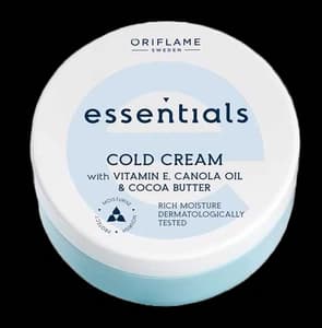 Oriflame Essentials Cold Cream With Vitamin E, Canola Oil & Cocoa Butter