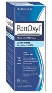 PanOxyl Acne Creamy Wash Benzoyl Peroxide 4% Daily Control
