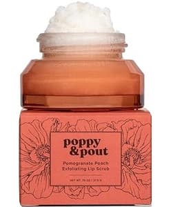 Poppy & Pout Poppy & Pout Natural Lip Scrub (Pomegranate Peach)