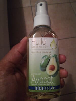 huile nourrissante à l'avocat