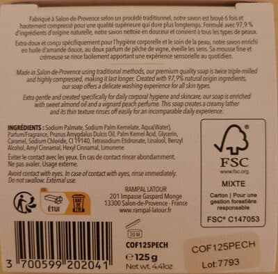 Savon surgras douceur