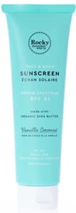 Rocky Mountain Soap Co. Natural Sunscreen SPF 31 Vanilla Coconut