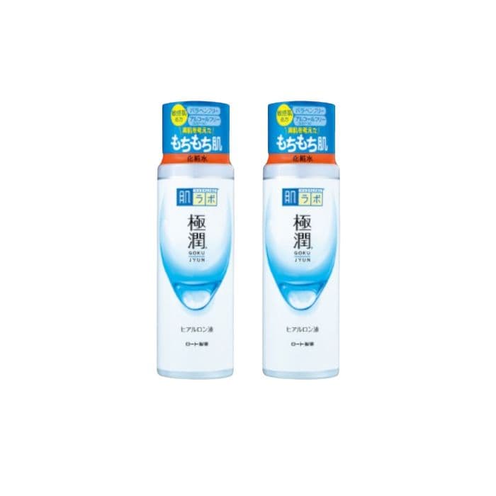Rohto Mentholatum Hada Labo Gokujyun Hyaluronic Acid Lotion - Moist - 170ml (2ea) Set