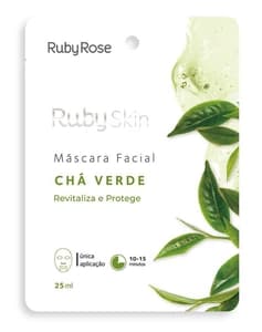 Ruby Rose Ruby Skin Máscara Facial Chá Verde