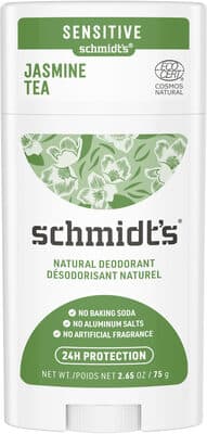 Schmidt's Déodorant Stick Peaux Sensibles Thé au Jasmin 75g
