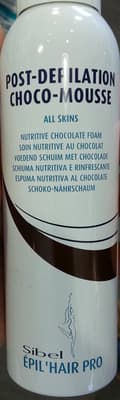 Post-Depilation Choco-Mousse Soin nutritif au chocolat