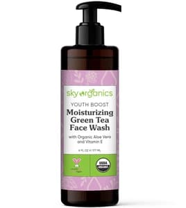 Sky Organics Sky Organics Youth Boost, Moisturizing Green Tea Face Wash