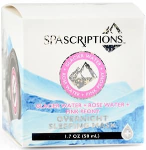 Spascriptions Glacier & Rose Water With Pink Peony Sleeping Mask
