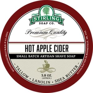 Stirling Soap Co. Hot Apple Cider Shave Soap