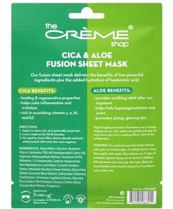 The Creme Shop Cica & Aloe Vera Fusion Sheet Mask