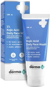 The derma CO 1% Kojic Acid With Niacinamide & Alpha Arbutin For Dark Spot And Pigmentation Fash Wash