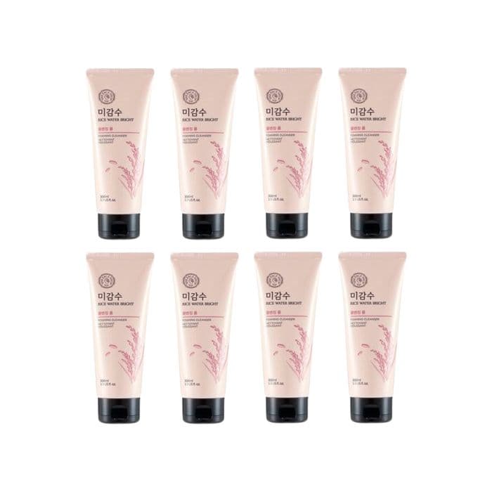 THE FACE SHOP Rice Water Bright Foaming Cleanser 300ml (8ea) Set