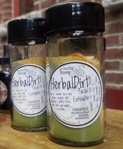 The Salty Rose Herbal Dirt Facial Exfoliator