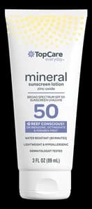 Top Care Top Care Topcare Mineral Sunscreen Lotion, Broad Spectrum SPF50