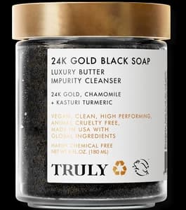 Truly Beauty 24k Gold Black Soap Luxury Butter Impurity Cleanser