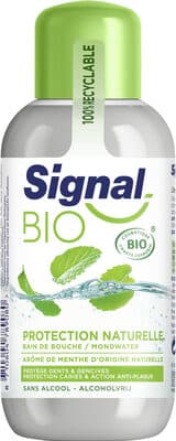 SIGNAL Bain de Bouche Bio Protection Naturelle Menthe 250ml