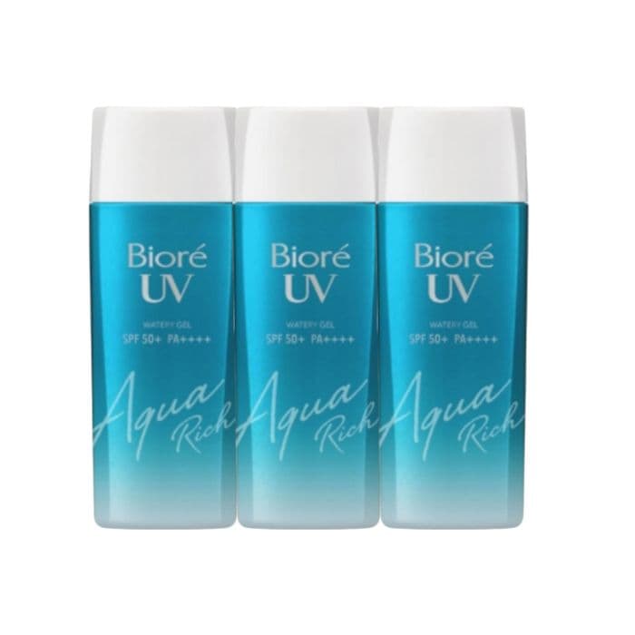 Unknown Biore UV Aqua Rich Watery Gel (3ea) Set
