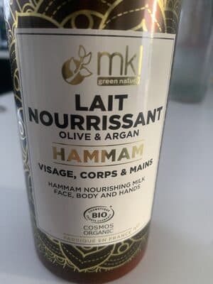 lait nourrissant olive et Argan