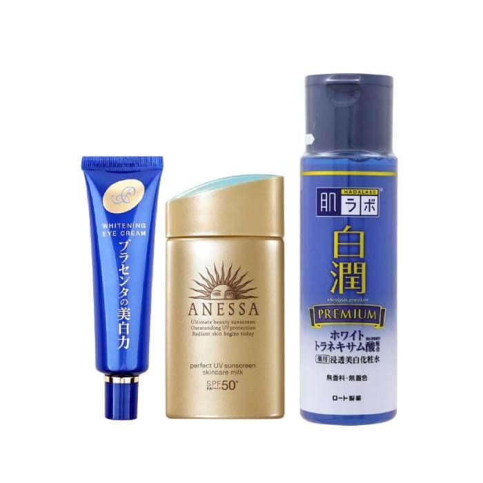 Unknown Meishoku Brilliant Colors x Rohto Mentholatum x Shiseido Brightening Set