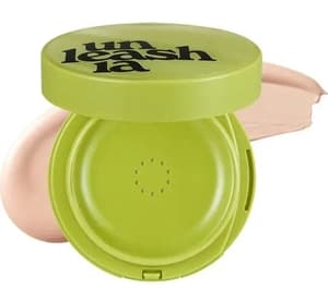 unleashia Satin Wear Healthy-green Cushion
