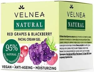 VELNEA Natural Krema Za Lice Red Grapes & Blackberry
