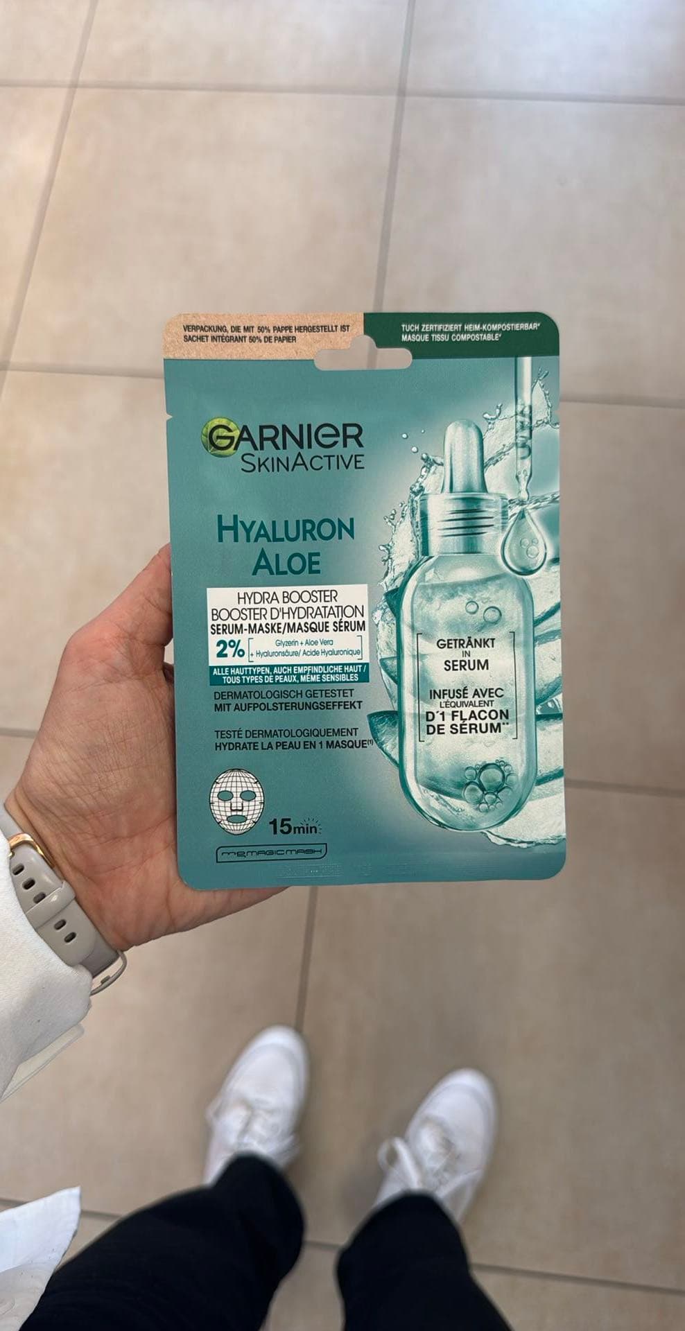 Garnier SkinActive Hyaluron Aloe Hydra Booster Serum-Mask (Hyaluron Aloe, 2%)
