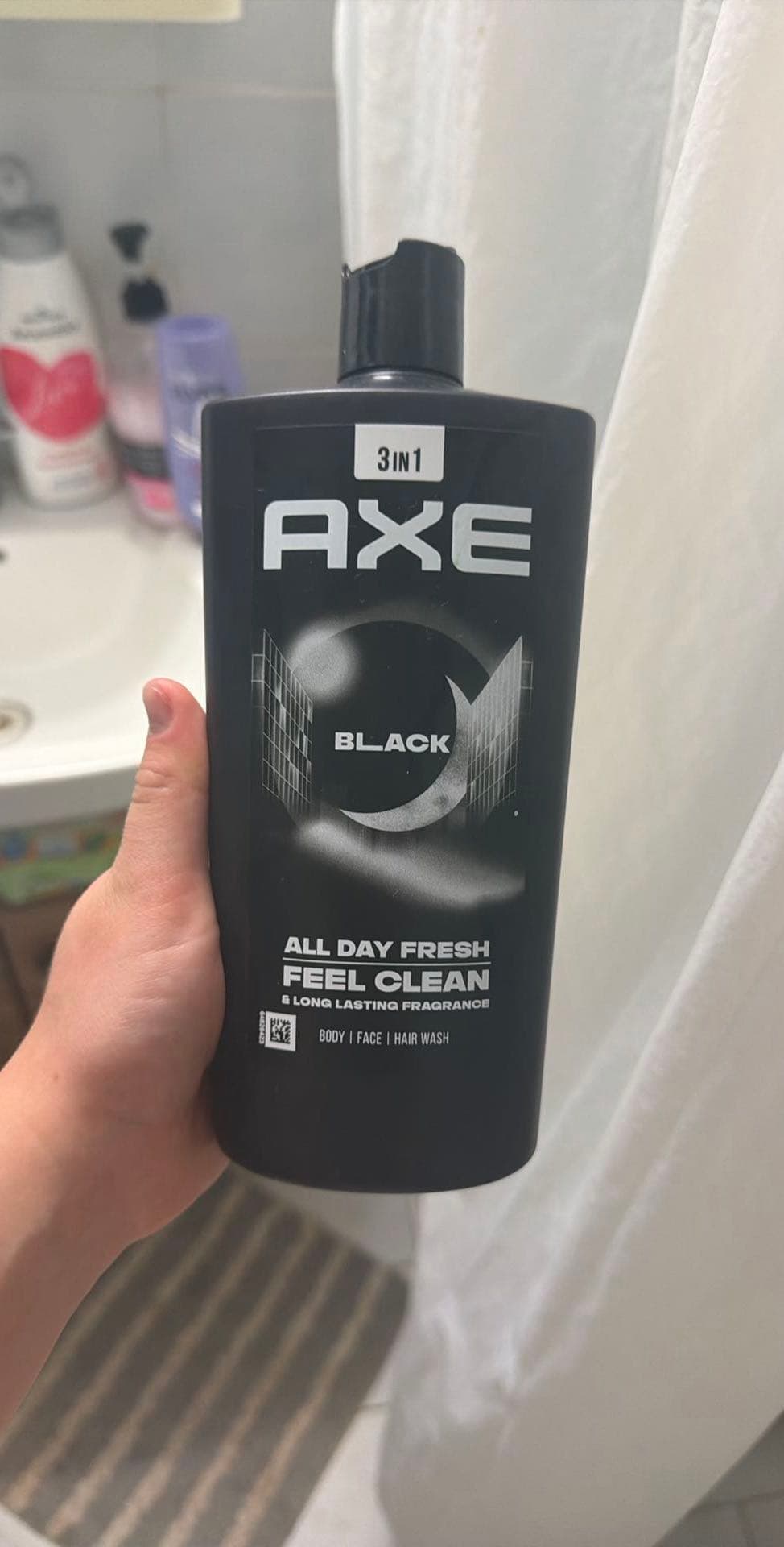 AXE 3IN1 Black - All Day Fresh Feel Clean (Body | Face | Hair Wash)
